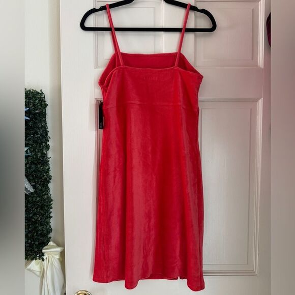 Women’s Wild Fable Velvet Ribbed Mini Dress L NWT - Picture 3 of 5